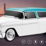 EVERTON RT-1950 Beyaz Arabalı Bluetooth Fm-Usb-Tf-Aux Şarjlı Nostaljik Radyo