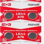Maxell LR44 A76 AG13 Alkalin Düğme Pil 10'lu Paket 
