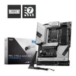 Msi Pro Z790-A Max WIFI DDR5 Intel Z790 Soket 1700 DDR5 7800(OC)MHz ATX Gaming (Oyuncu) Anakart