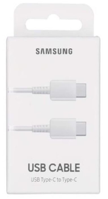 Samsung EP-DA705 Type-C To Type-C 25W Data ve Şarj Kablo Beyaz