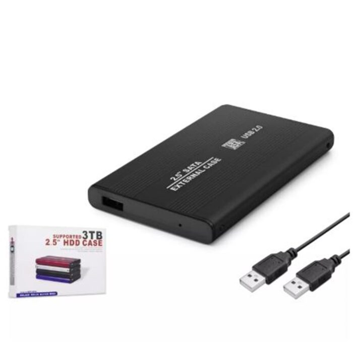 HADRON HDX1758 HDD KUTUSU USB2.0 METAL SATA 2.5" SİYAH