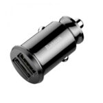 BASEUS CCALL-ML01 Grain Araç İçi Şarj Cihazı Siyah (2-USB 5V 3