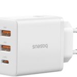 BASEUS P10111402213-00 Cube Hızlı 2 USB-A + Type-C 30W Şarj Cihazı Beyaz