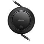 Baseus P10364500113-00 Free2 Pull Mini Kablolu USB-C 100W Şarj Kablosu Siyah