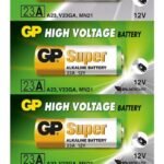 GP GP23A-C5 23A 12V Alkalin Spesifik 50li Paket Paket Pil Kumanda
