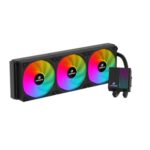 GameBooster PRIME P360B Rainbow Fanlı LGA1700-AM5 Uyumlu 360mm CPU Sıvı Soğutma Sistemi (Siyah)