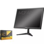 Mofan MF19 Led HD Monitör Hoparlör HDMI + VGA 75HZ 1440X900 IPS Panel Siyah