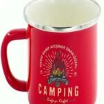 ORCAMP Retro Emaye Bardak Kırmızı 330CC OUT-1900