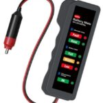 Sline M-007 Dijital Akü Test Cihazı 12V LED Gösterge ile Akü Durumu Ölçer