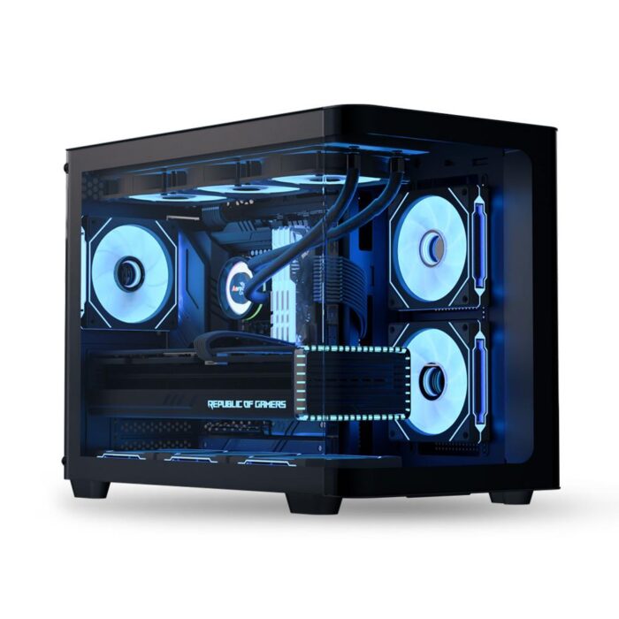 Aerocool AE P300C BK 3x12cm Mirror A-RGB Fanlı