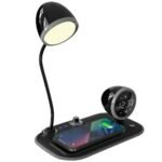 S-link SL-CW21 Siyah Telefon Uyumlu Fast Şarj 15W Ayarlanabilir Led Işıklı Masa Lambası