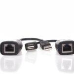 Vcom CU824 USB RJ45 Extender Plastik 45m Uzatıcı