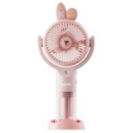 Asonic AFN26 Pembe 500mAh 2 Kademe Nemlendirici Sprey USB Fan