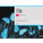 HP 738 Magenta Kırmızı 300ML Plotter Kartuşu 676M7A