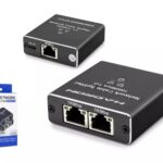 Hadron Hdx1347 100mt Network Splitter Gigabit Rj45 1000Mbps 1-In 2-Out Siyah