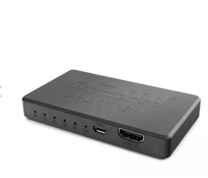 Hadron Hdx1372 Hdmi Splitter 4Port 4K-20 With Usb Power Cable