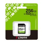Kingston SDS3-256GB 256GB SDXC Canvas Select Plus Gen3 150MB-s C10 UHS-I U1 V10 Hafıza Kartı