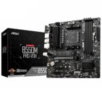 Msi B550M PRO-VDH AM4 DDR4 4400(OC) HDMI DP VGA M.2 USB3.2 MATX Anakart