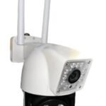 OKam O-Kam 3011 Çift Kameralı Full HD 4 MP Gece Görüşlü IP Wi-Fi PTZ Güvenlik Kamerası