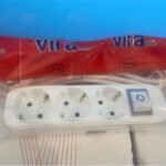 Vira 3lü 2mt Anahtarlı Topraklı Priz