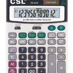 CSL CS-2372 12 Hane Masa Tipi İşlem Kontrollü Hesap Makinesi