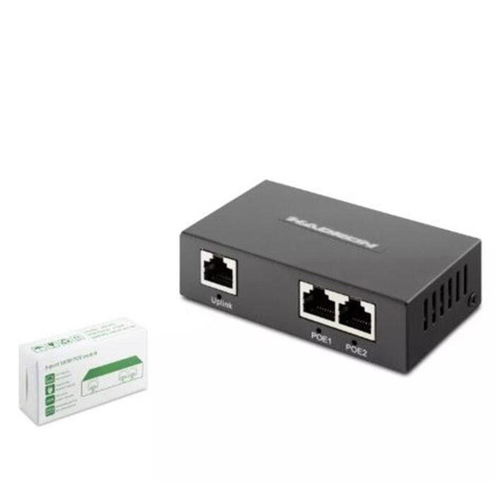Hadron Hdx1353 2 Port Poe Switch 1Uplink 2+1 10-100 Mbps 2 Port (Port 2 x PoE Port