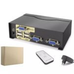 Hadron Hdx1380 2 Port Vga Kvm Switch Uzaktan kumandalı