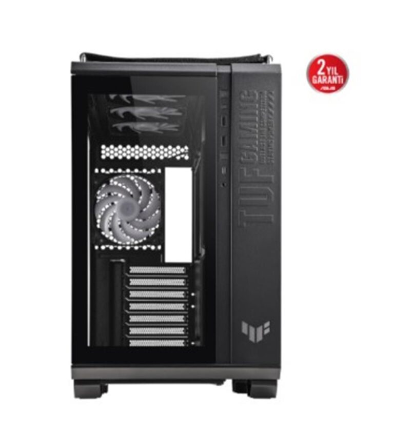 ASUS TUF Gaming GT502 Plus Panaromik Temperli Cam USB 3.2 ATX Siyah Gaming Kasa 