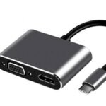 FRISBY FA-7678C Type-c - HDMI+VGA 4Kx2K Adaptör