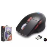 Hadron G390 Kablosuz Oyuncu Mouse Type-C Port Şarjlı + Led gösterim Rgb 1600Dpi Sessiz Siyah
