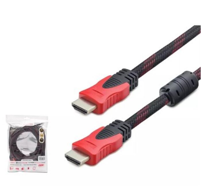 Hadron Hdx2011 20M Hdmi Kablo Örgülü Siyah