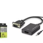 Hadron Hdx7794 Vga To Hdmi F Çevirici + Audio 1080P Siyah