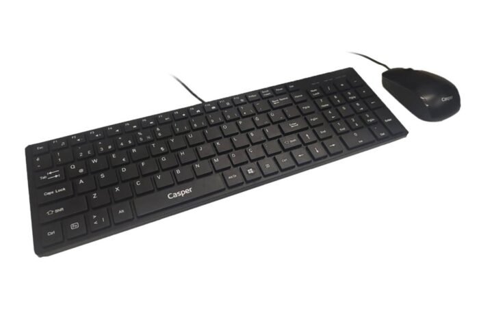 Casper Nirvana KB7900-KM35 Kablolu USB Q Siyah Klavye + Mouse Seti