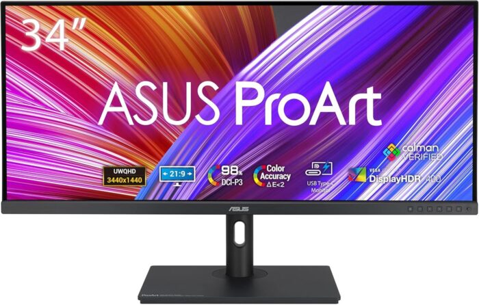 Asus 34" Proart PA348CGV 120HZ 2MS (DP HDMI USB-C USB MM) HDR IPS QHD 3440x1440 Vesa Monitör