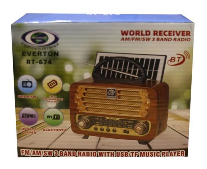 Everton RT-674 Bluetooth-USB-SD-FM Şarjlı