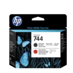 HP F9J88A (744) Mat Siyah ve Kırmızı Baskı Kafası