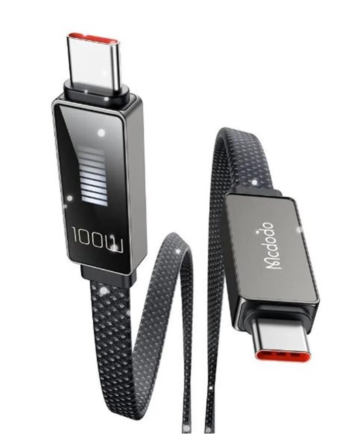 MCDODO CA-4470 100W Type-C To Type-C Hızlı Şarj Ve Data Aktarım Kablosu 1.2m