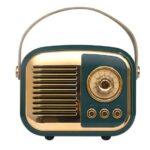 Mikado MD-24BT Echoes 3W 800mAh Yeşil Usb+TF Kart+Bluetooth Destekli Klasik Retro Müzik Kutusu