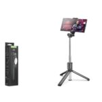 Nodar Nd1041 Tripod Selfie Çubuğu - Bluetooth 5.0 Uzaktan Kumandalı 100Cm Siyah