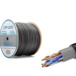 Nodar Nd2001 Utp Cat6 Dışmekan Kablo 23Awg Çift Pvc 4P- 1-0.57Mm Cca 305mt Siyah