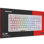 Rampage CLAW Beyaz RED SWITCH Mekanik Gaming Oyuncu Klavye Rainbow TKL