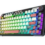 Rampage Eira Transparan Hot Swap 2.4G + BT Wireless RGB Gasket Oil Switch Türkçe Q Mekanik Klavye