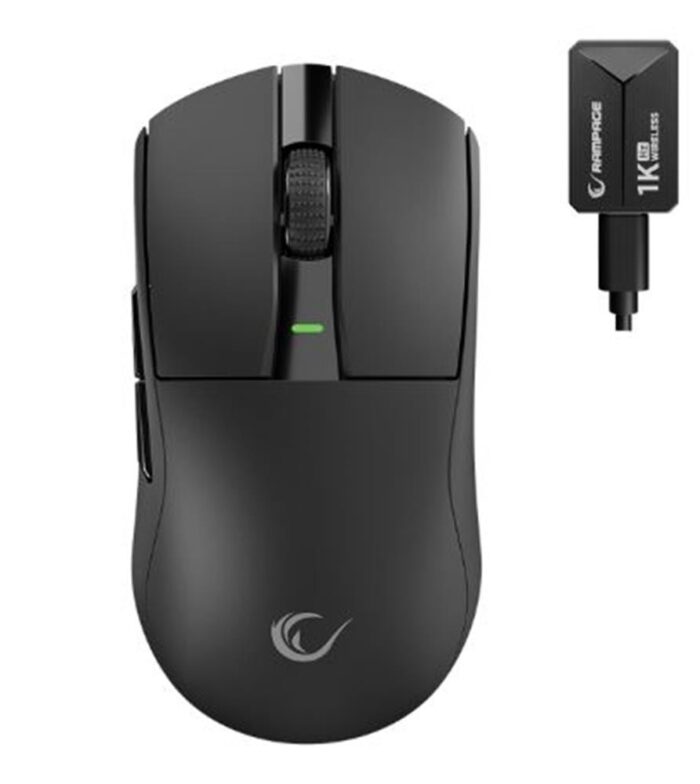 Rampage ZENITH BT+Wired+2.4G Siyah Kablosuz PAW3395 52833 MCU Gaming Oyuncu Mouse