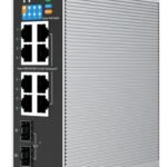 Ruijie RG-NIS2100-8GT2SFP-HP 8x10-100-1000 PoE+2xSFP Port IP40 Harici Güç Kaynağı Endüstriyel Switch
