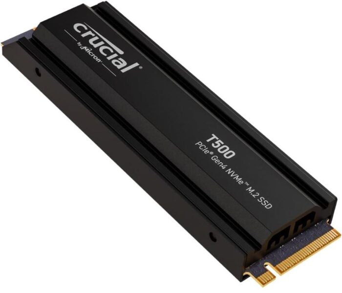 Crucial 2TB T500 PCIe Gen4 NVMe M.2 SSD (7400-7000 MBs) CT2000T500SSD5 Soğutuculu