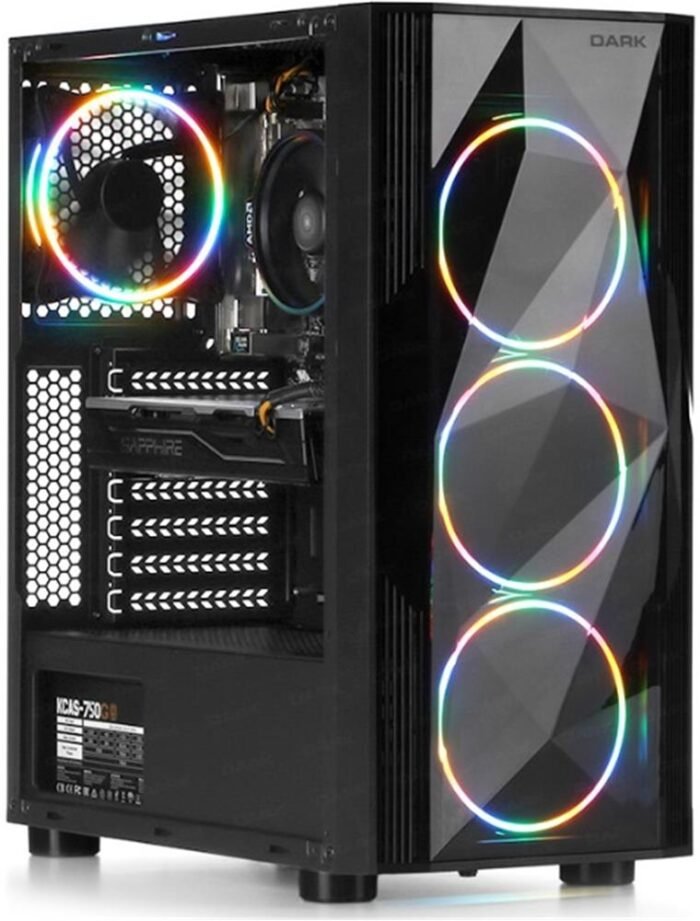 Dark Diamond PRO 500W 4x12cm RGB Full Akrilik Ön ve Yan Panel