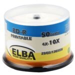 Elba Blu-Ray BD-R 10X 25GB 50Lİ Cake Box Prıntable
