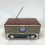 Everton RT-566 Bluetooth-USB-SD-FM Şarjlı Saatli Nostaljik Radyo