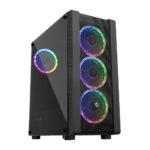 Frisby FC-9320G Gaming Kasa (Dual-Ring RGB Fan + 600W 80+ Bronze)1 x USB 3.0