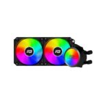 GameBooster PRIME P240B Rainbow Fanlı LGA1700-AM5 Uyumlu 240mm CPU Sıvı Soğutma Sistemi (Siyah)